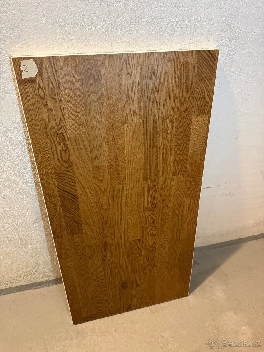 Stolová deska mix dekorů dub masiv - 4