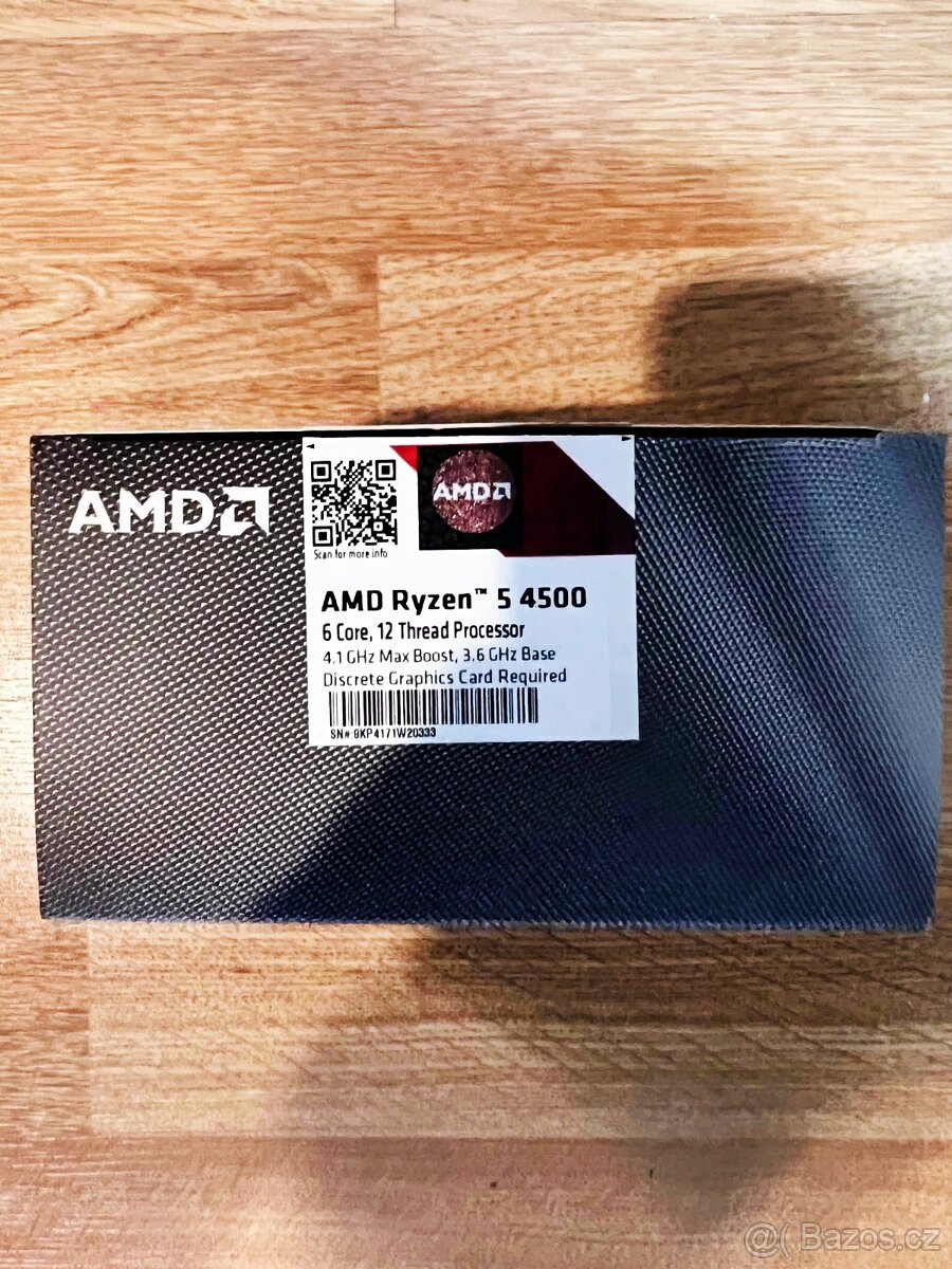 AMD Ryzen 5 4500, 6C/12T, AM4 - rok v záruce - 4