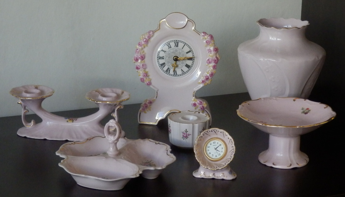 růžový porcelán - různé - 4