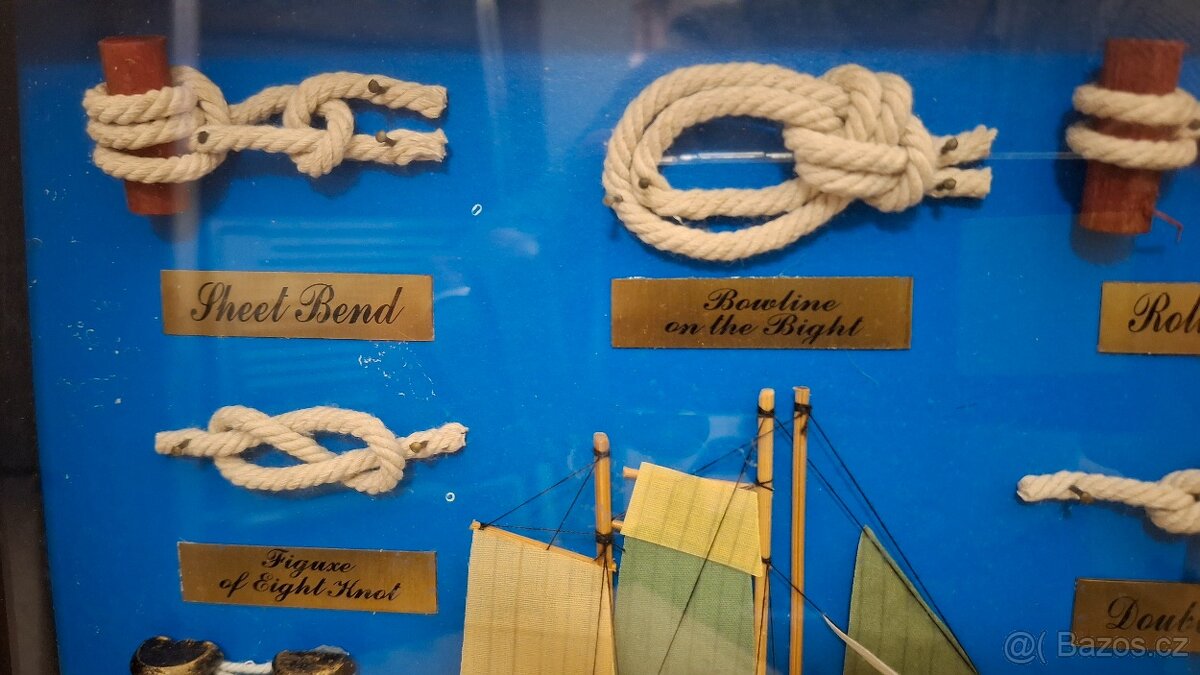 Obraz - námořní uzly, plachetnice Bounty - 4