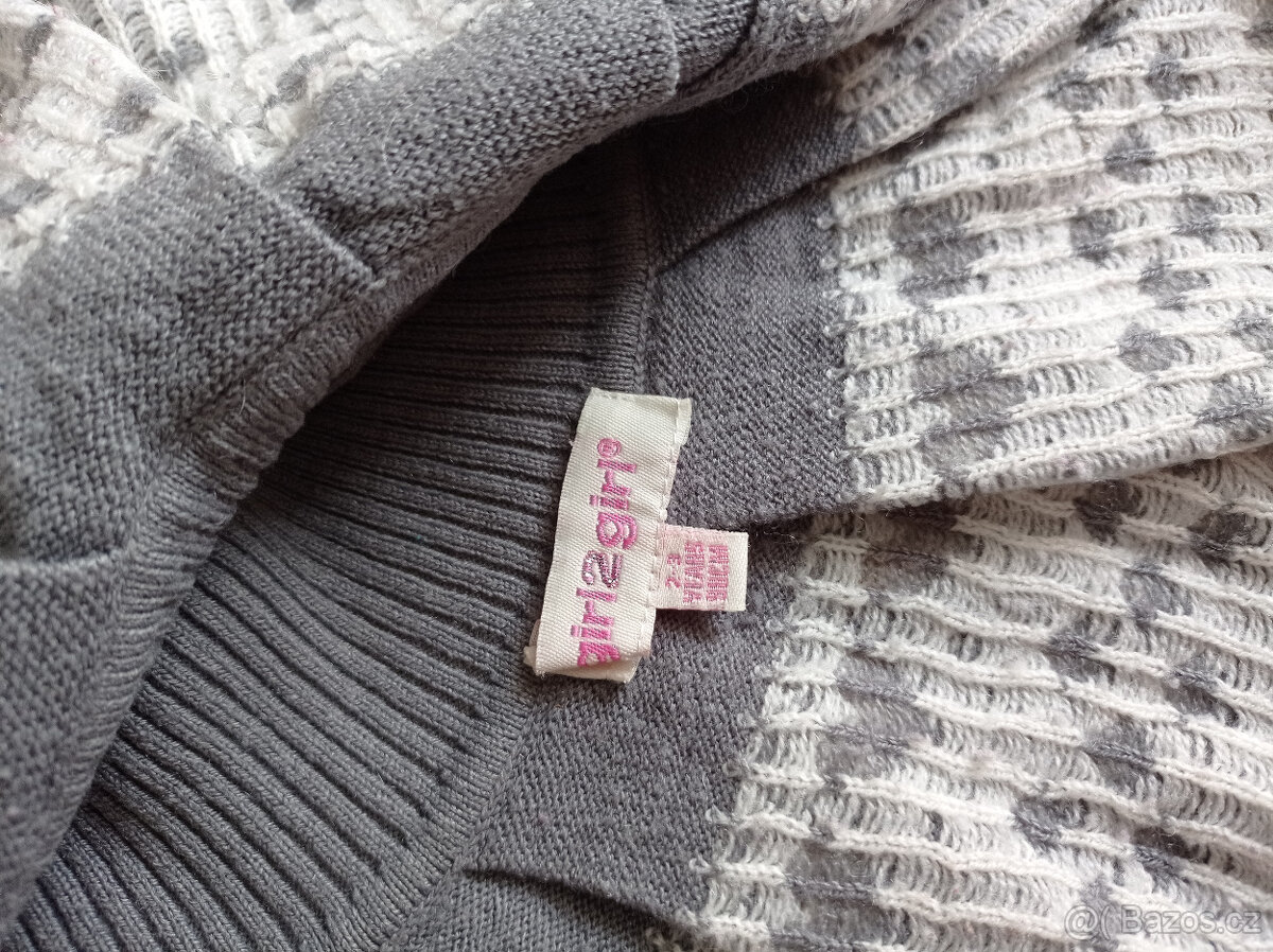 teplá zimní sukně 98/104 - 4