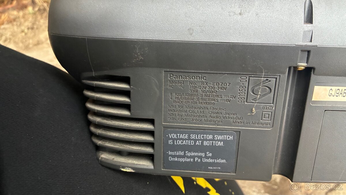 Panasonic RX-ED707 – CD/kazeta/rádio (ghettoblaster - 4