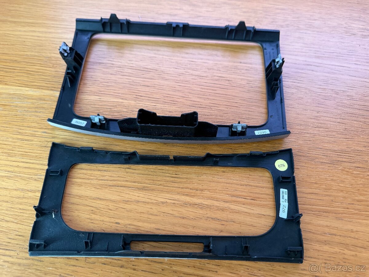 rámeček autorádia a klimatizace / matný chrom VW Passat CC - 4