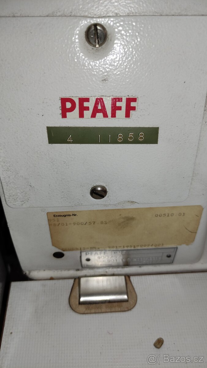 Průmyslový šicí stroj PFAFF typ 951 s kolenní pákou - 4