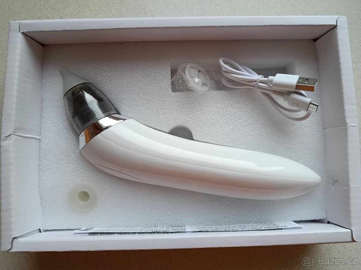 Dětská elektrická odsávačka na nos a uši, teploměr - 4