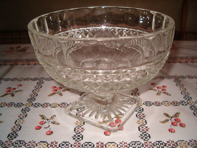 Starší sklo,vázy, mísy - 4