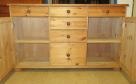 Komoda z borovice se šuplíky - celomasiv - Výborný stav - 4