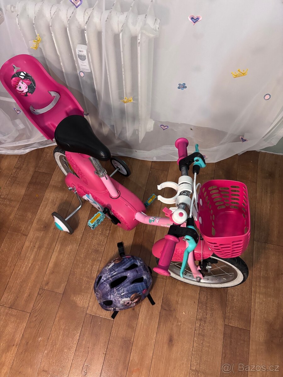 Dětské kolo Btwin s kolečkama 14” - 4