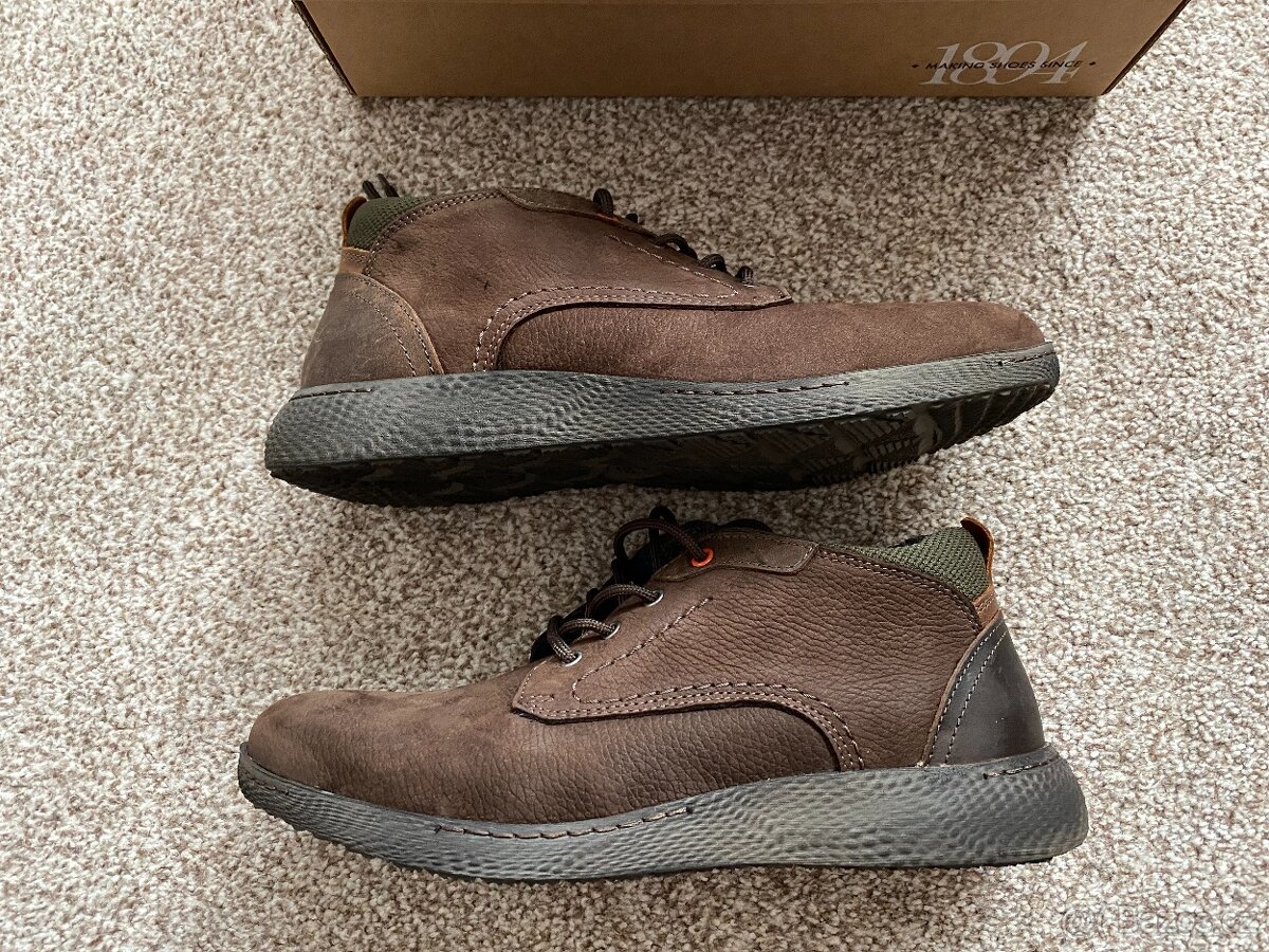 Nové pánské kožené podzimní/zimní boty Baťa - č. 42 - 4