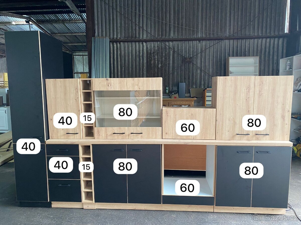 Moderní kuchyňská linka bez spotřebiči - 4