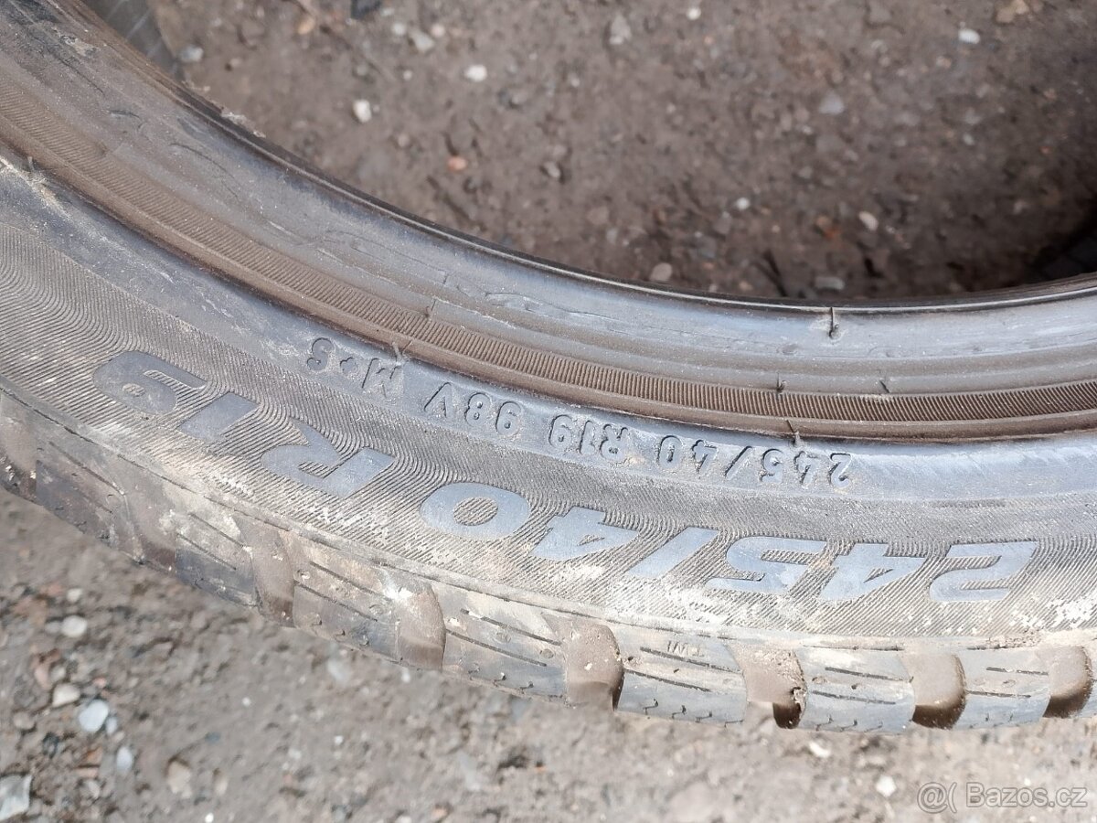 245/40/19+275/35/19 Pirelli - zimní pneu 4ks RunFlat - 4