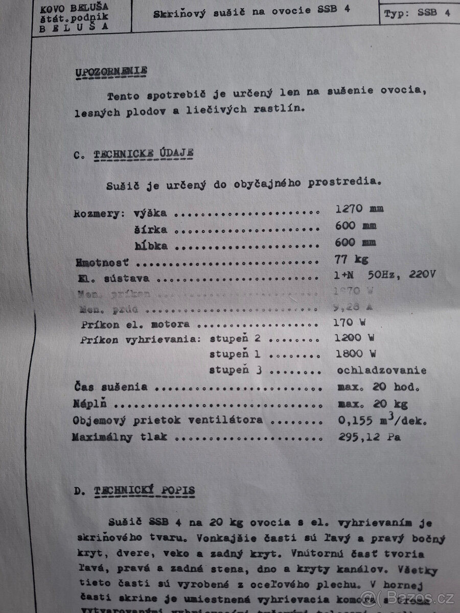 sušička ovoce, potravin - 4