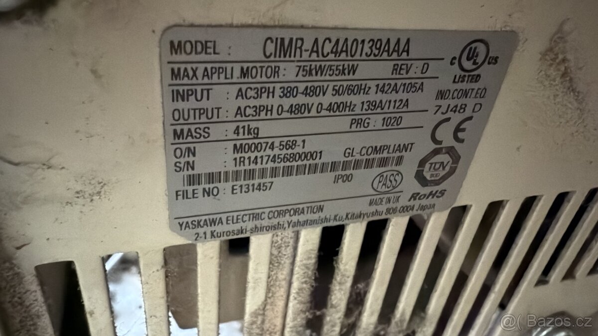 Frekvenční měnič,yaskawa A1000 - 4