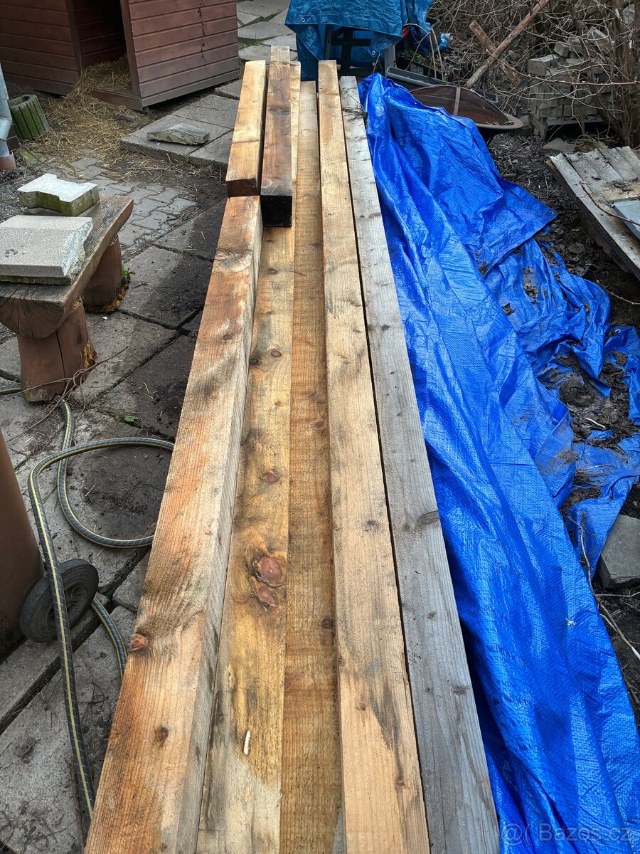 Dřevěné trámy 10x10 - 4