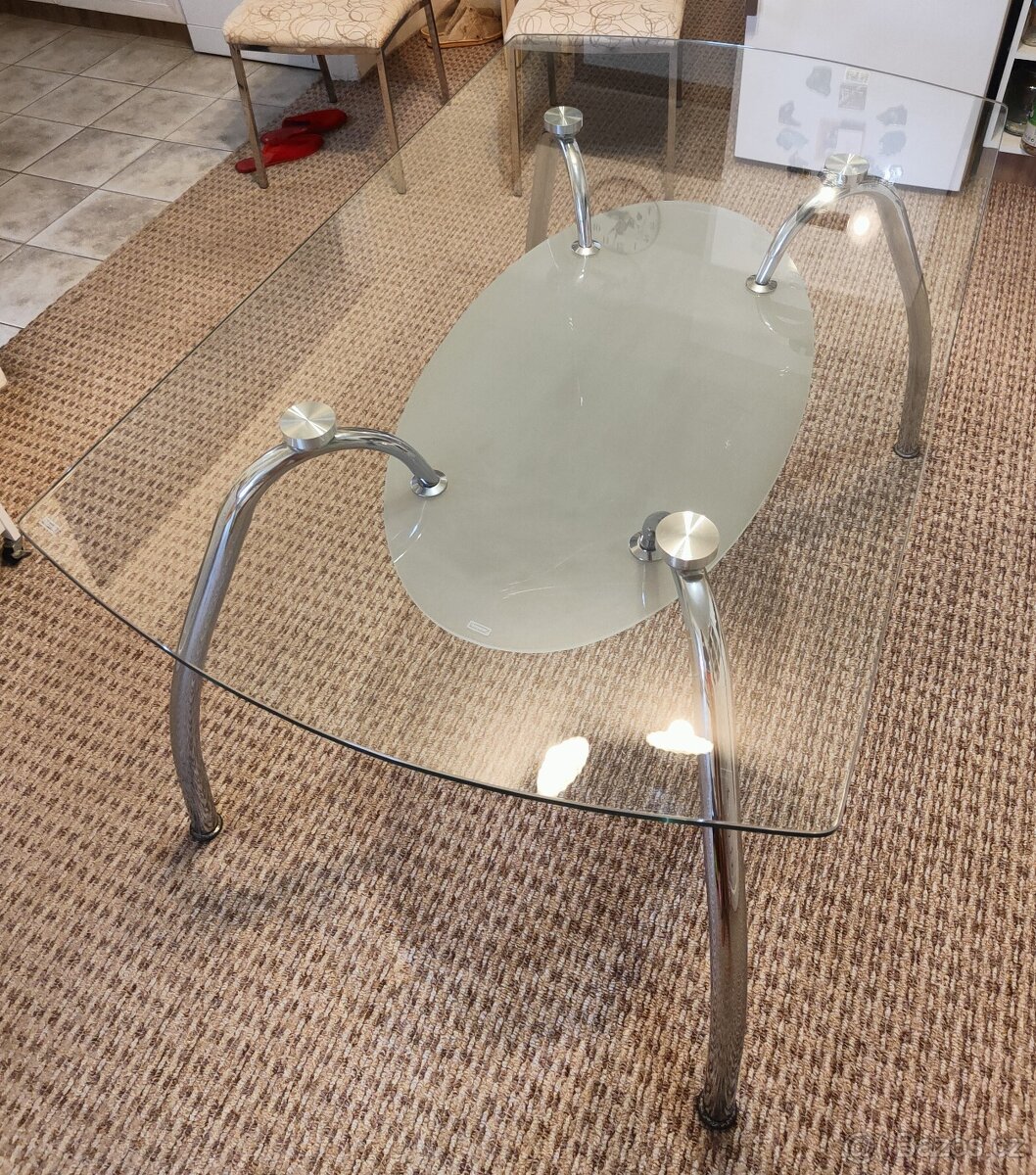 Skleněný stůl - 4
