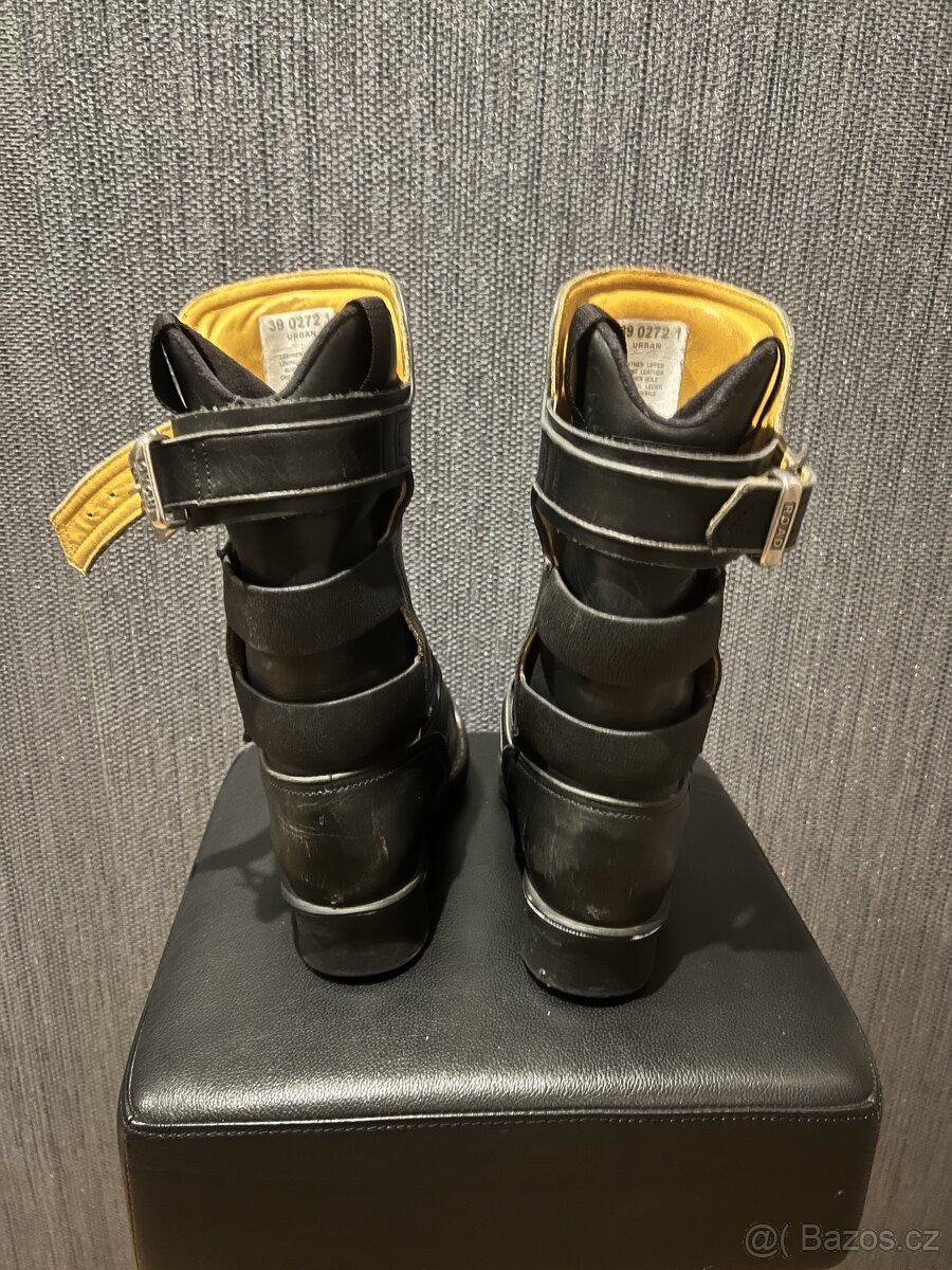 Motorkářské kožené boty Daytona, velikost 39 - 4