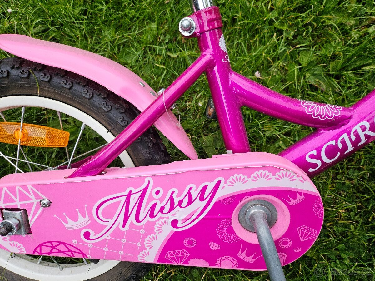 Dívčí kolo vel. 14" Scirocco - Missy s přídavnými kolečky - 4