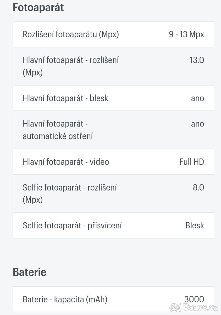 Mobilní telefon zn. "HONOR 7A" - jako nový - 4