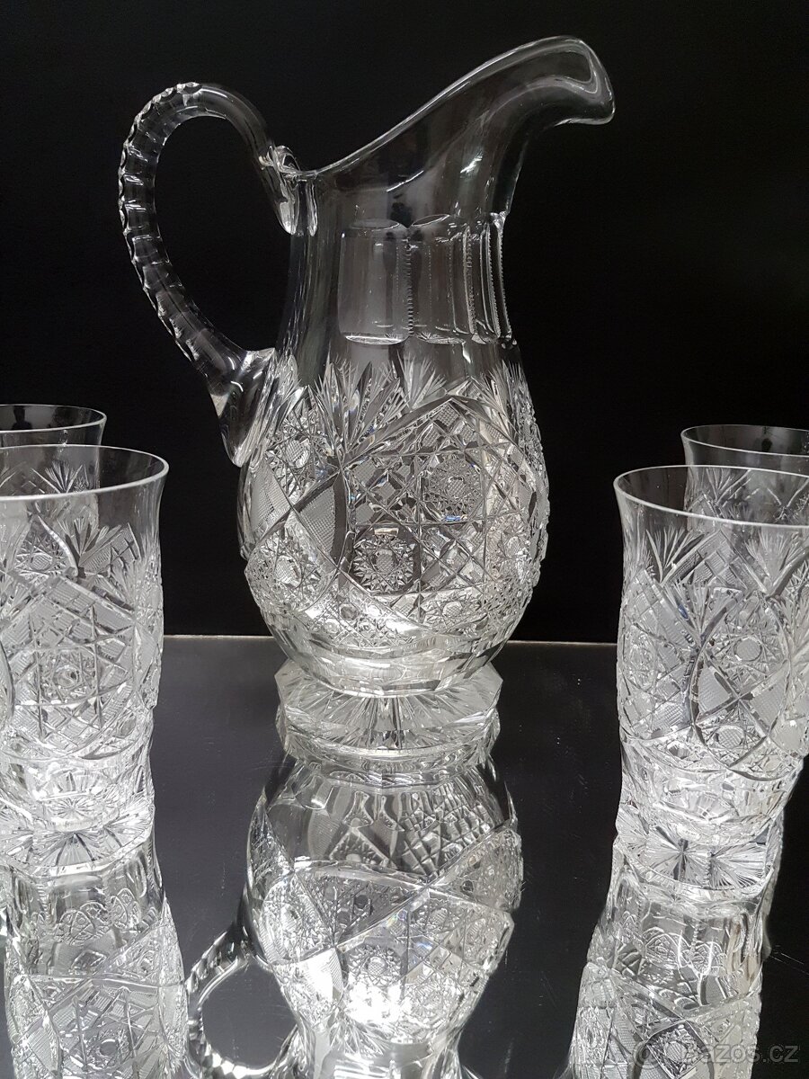 Karafa a 4x sklenice - 4