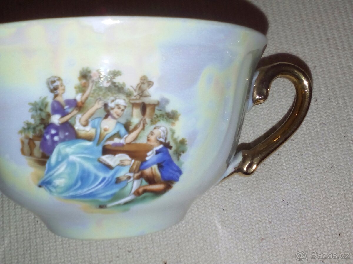 sada kávových hrnečků, s motivem princezen, 4ks - 4