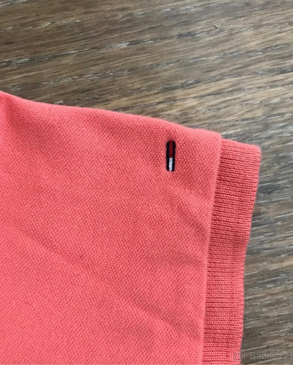 Dámské korálové polo tričko s límečkem , Tommy Hilfiger , S - 4