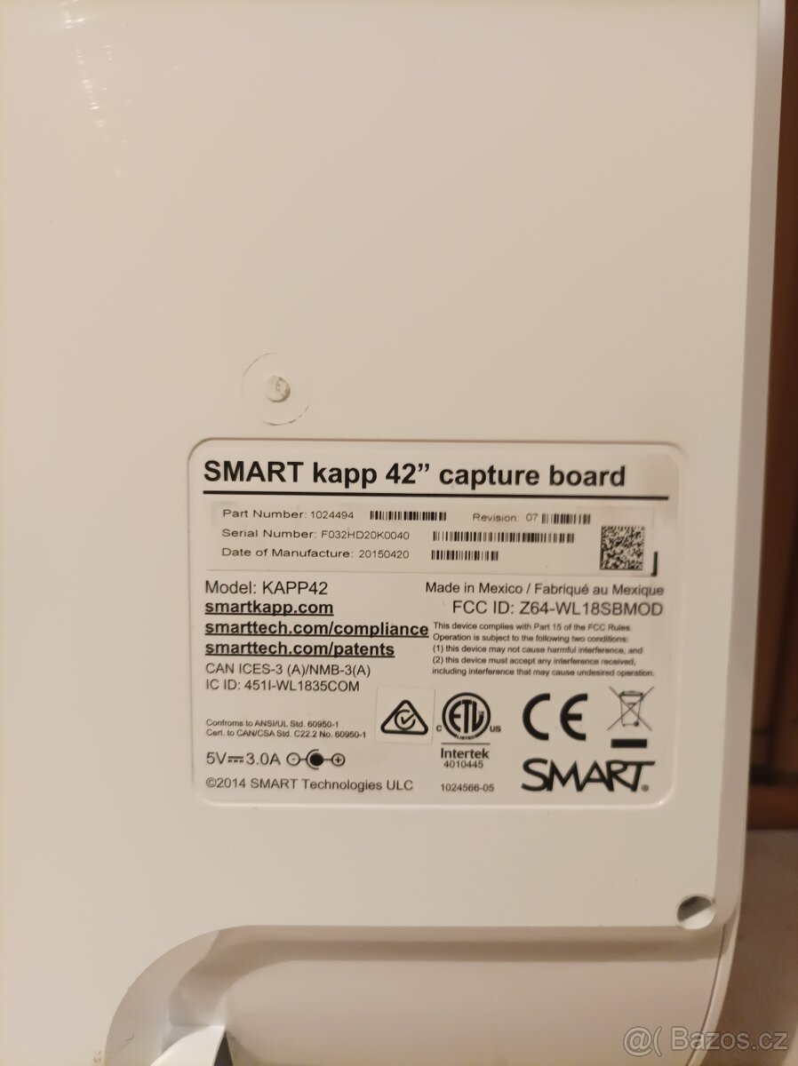 SMART kapp 42" capture board - 4