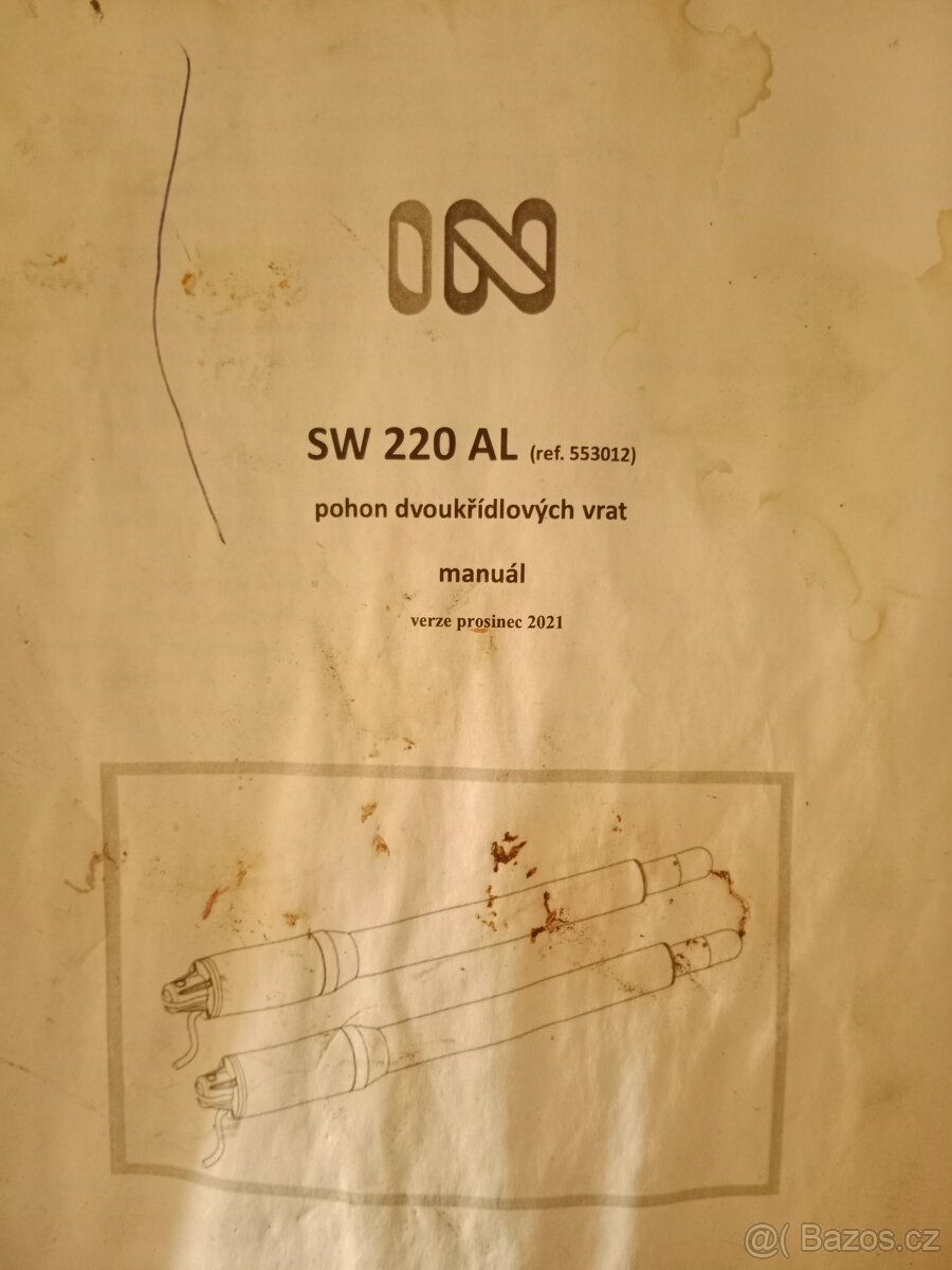 Dvoukřídlý pohon vrat SW-220AL - 4