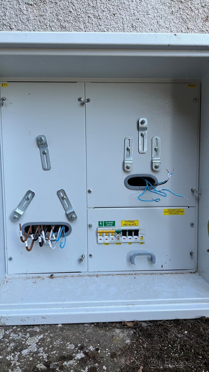 Zánovní elektrorozvaděč ČEZ - 4
