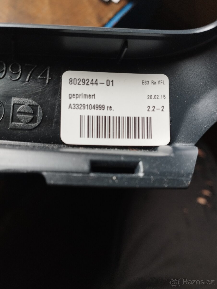 BMW 6 E63/E64 kryt pravého zrcátka - 4