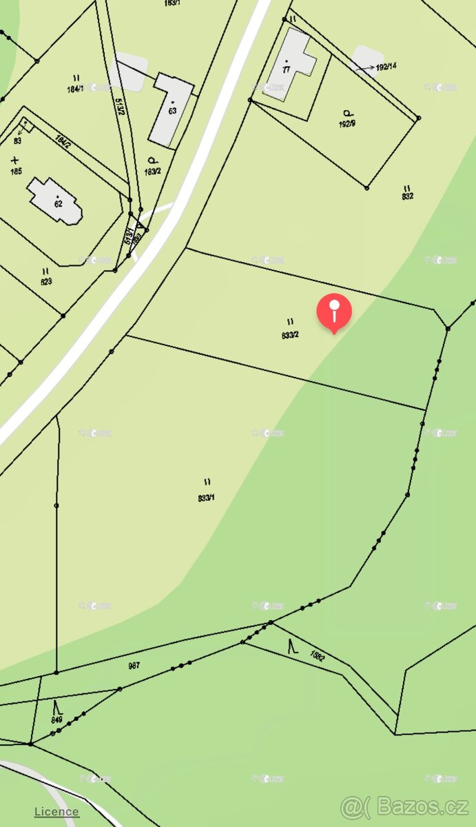 Stavební pozemek 2279m4 - “na samotě “ - 4