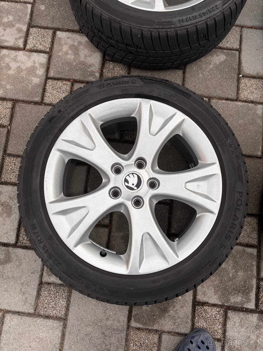 Alu 5x112 Škoda Pallas R17 - zimní sada - 4