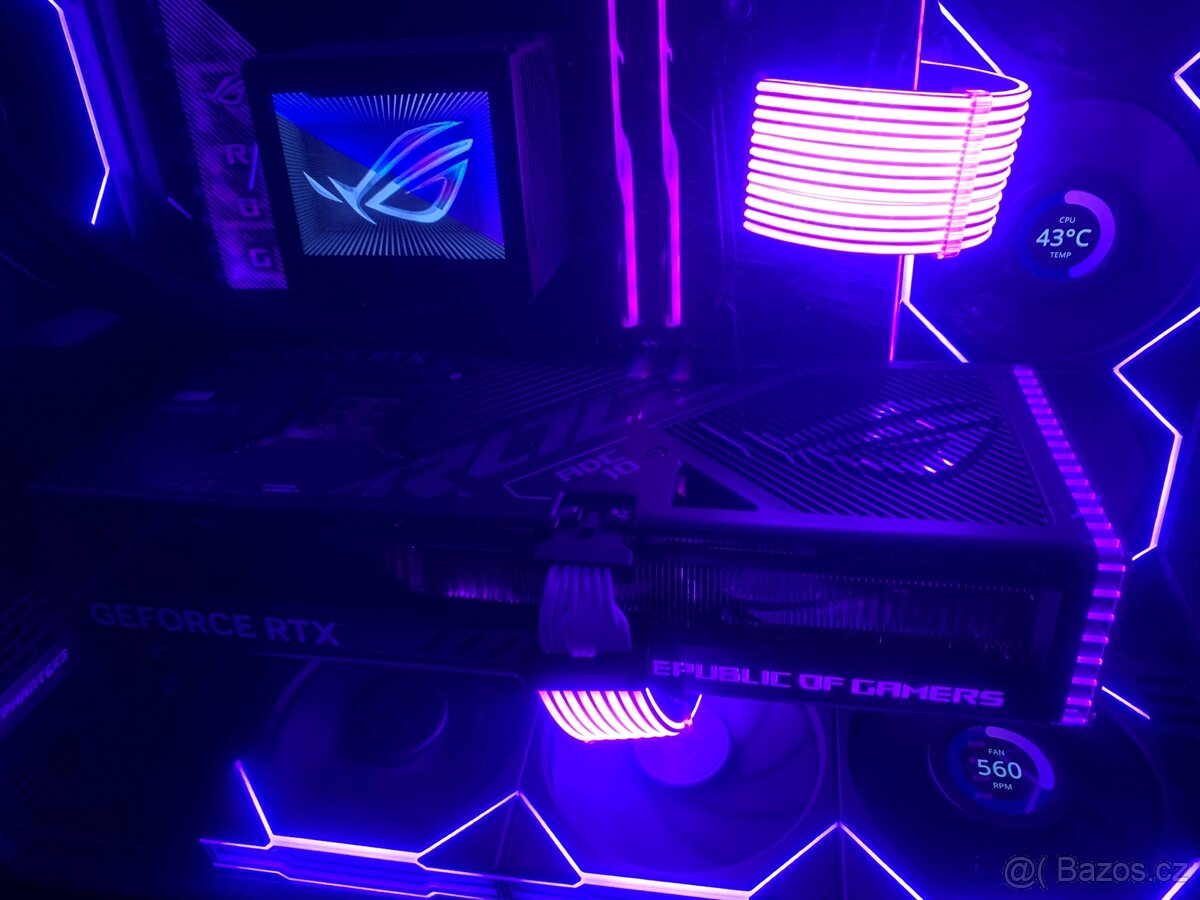 Herní PC sestava ROG, i9 13900ks, RTX 4090, Lian-Li větráčky - 4