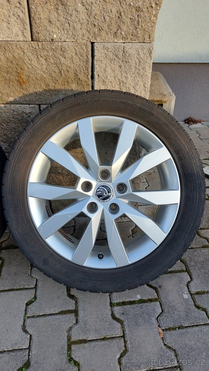 alu Kola 5x112 r17 Crystal škoda Octaviia III Face - 4