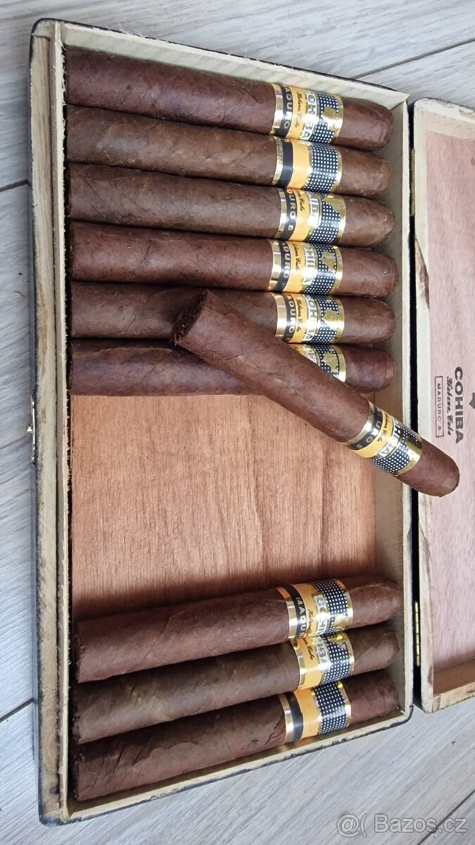 Kubánský doutník Cohiba Maduro Genios - box 25ks - 4