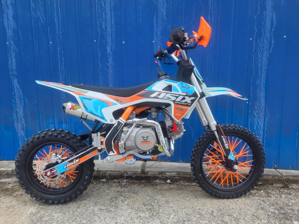 Pitbike ASIX 110ccm XB27 14/12 E-START poloautomat - 4