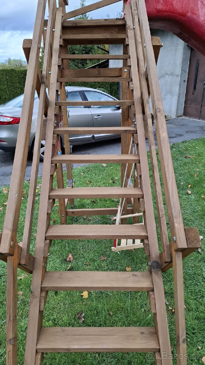 Dětské hřiště zahradní se skluzavkou - 4