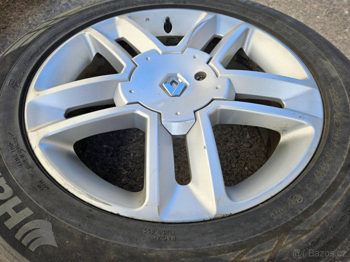 Alu kola originál Renault 17" – 5x108 - 4