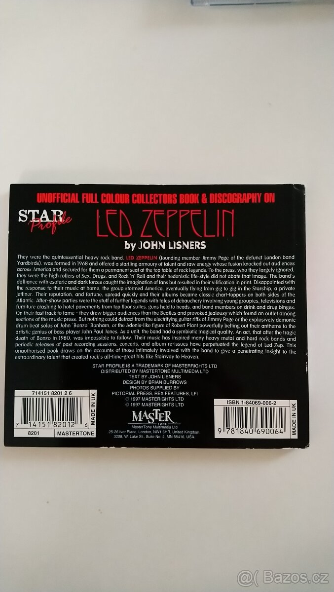 CD Led Zeppelin - Star Profile + fotokniha - 4