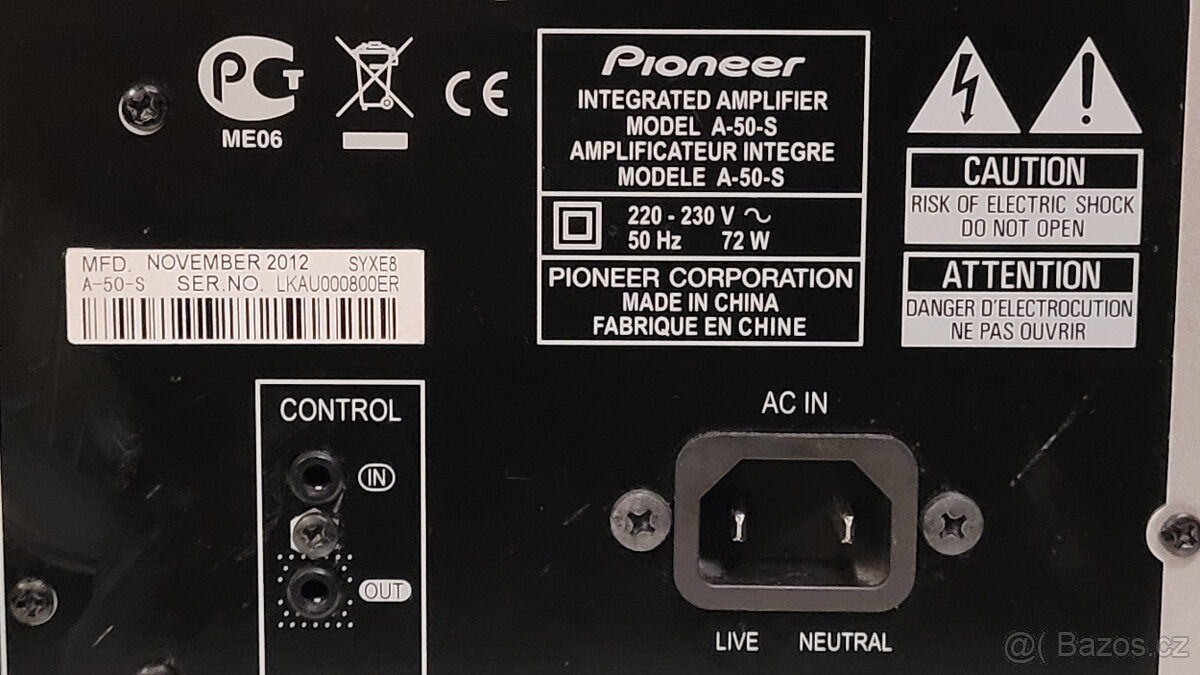 Zesilovač Pioneer A-50S - 4