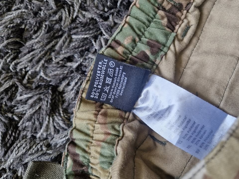 Dětské maskáče, kalhoty s kapsami - XS - 4