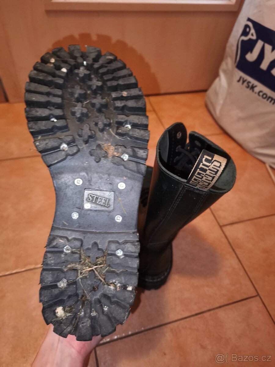 Kožené boty 38/39 - Steel (Exe) - 4
