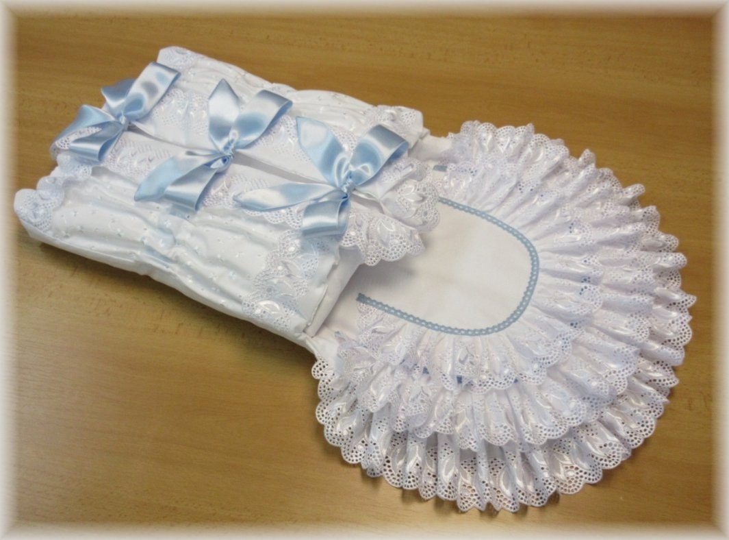 Krajková zavinovačka s čepičkou - 4
