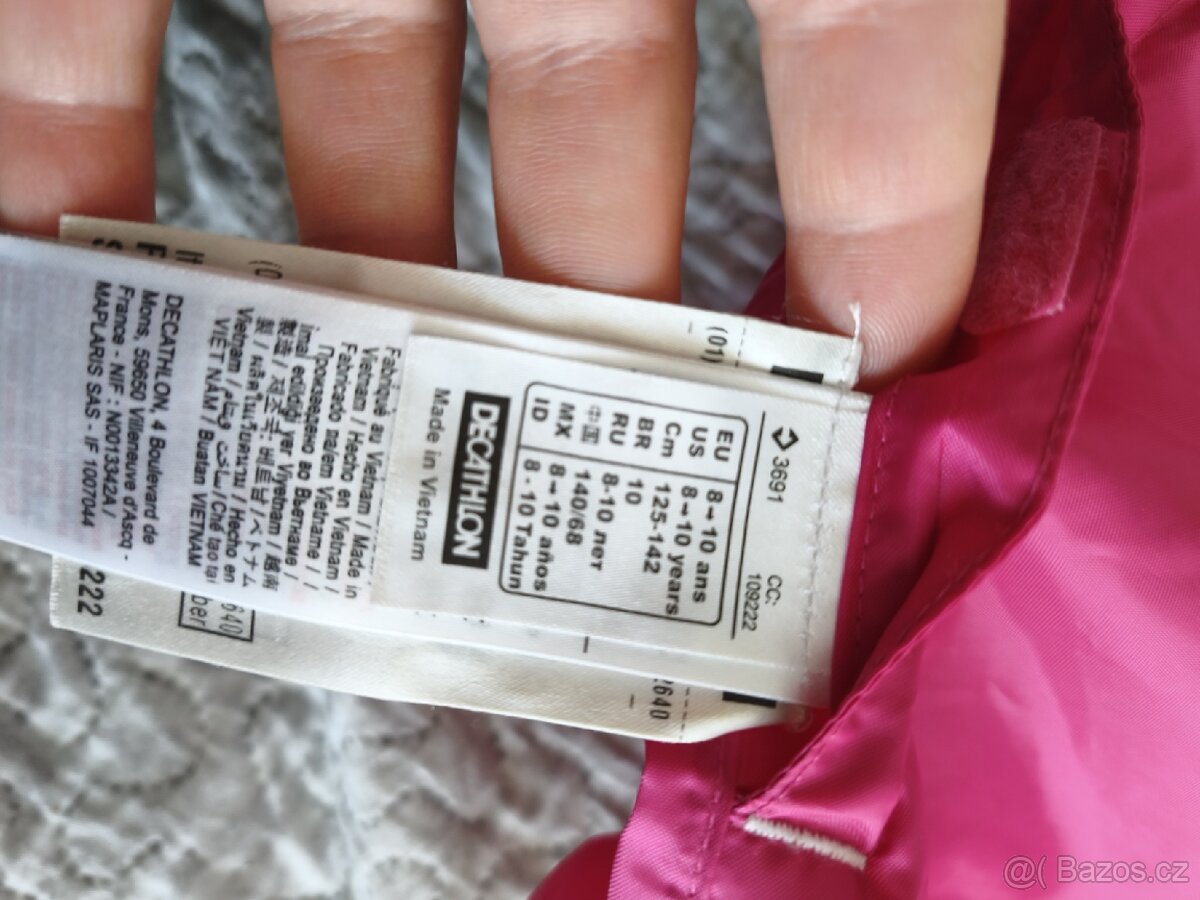Dětská nepromokavá turistická bunda Quechua - 4