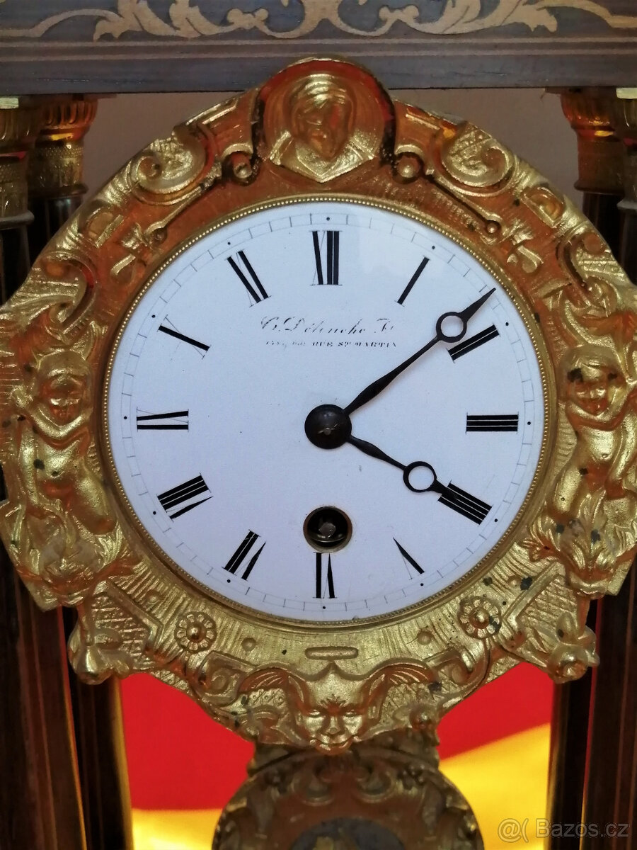 Starožitné sloupkové hodiny, 1889 - 4