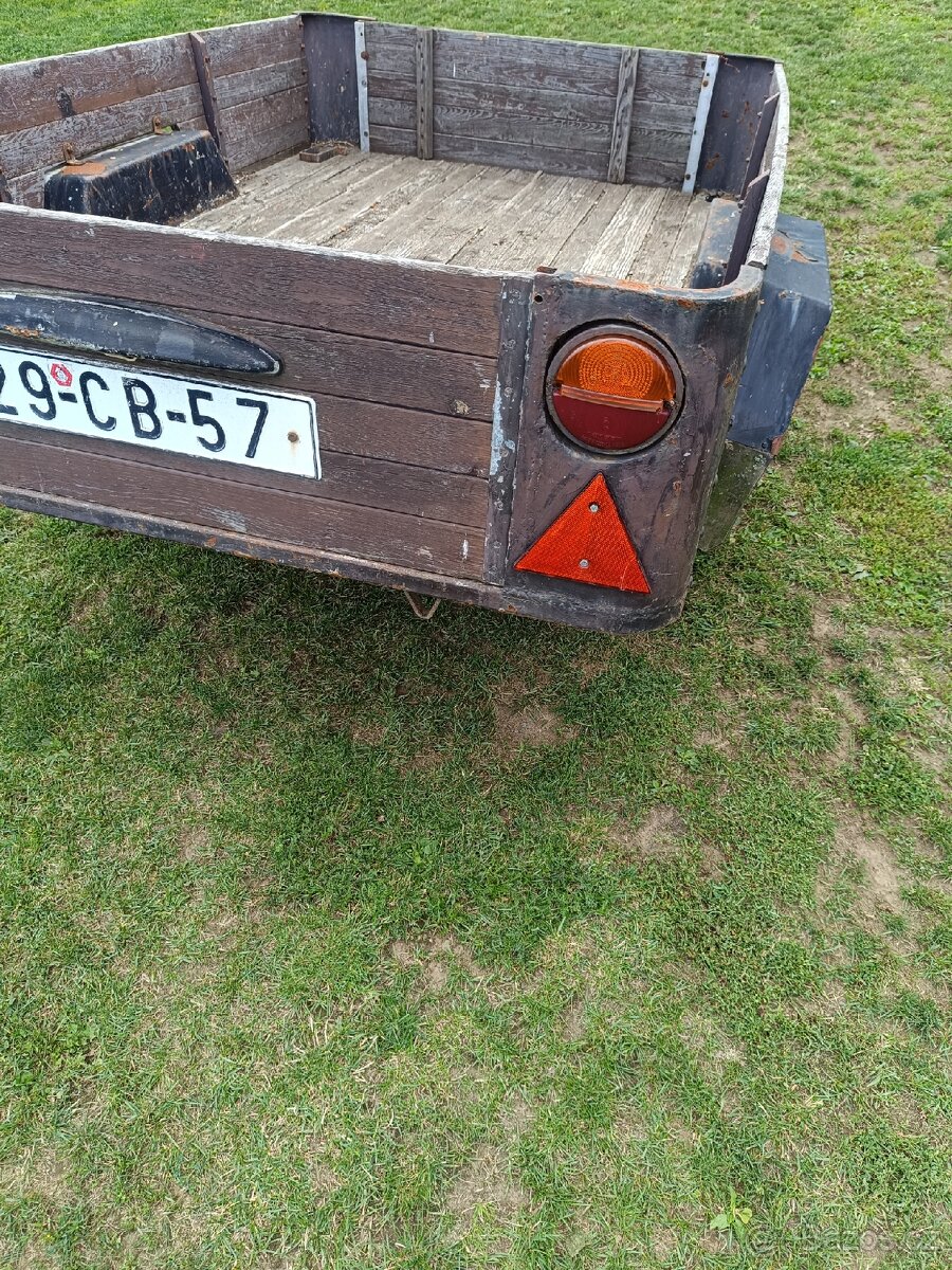 Prodám přívěsný vozík vlastní výroby na papírech - 4