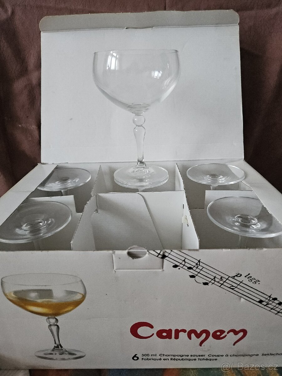 Skleničky šampus retro - 4