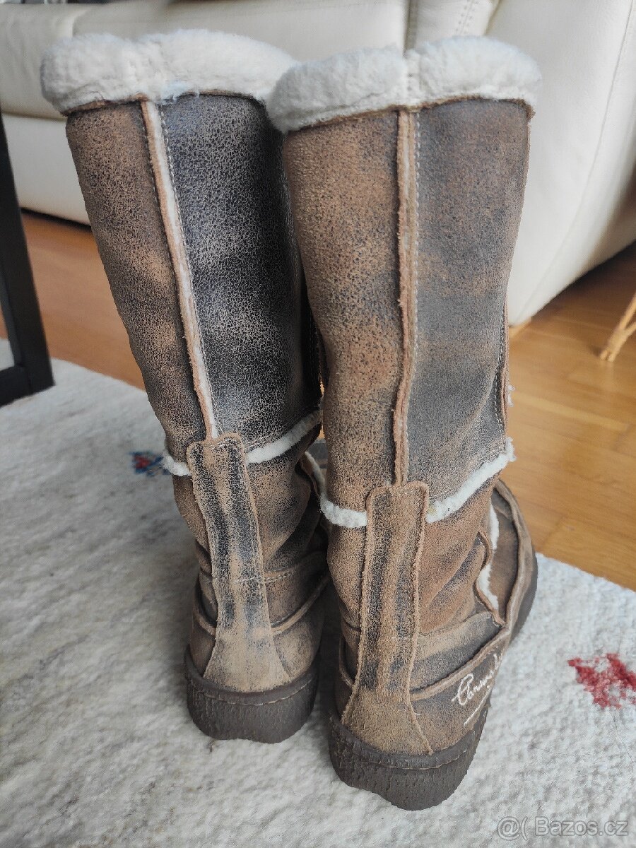 Kozačky kožené Panama Jack velikost 39 - 4