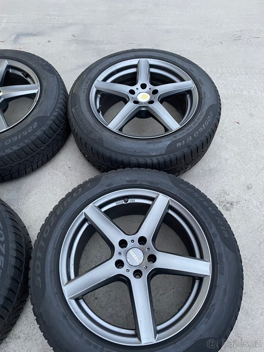 Alu kola 5x112 včetně zimních pneu 225/60R18 - 4