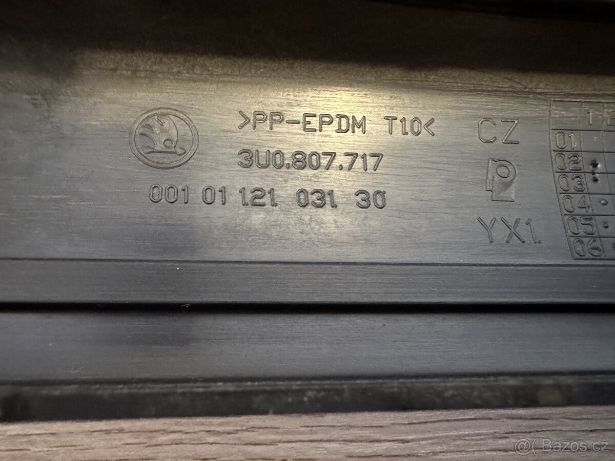 Levá lišta nárazníku Superb 1 - 4