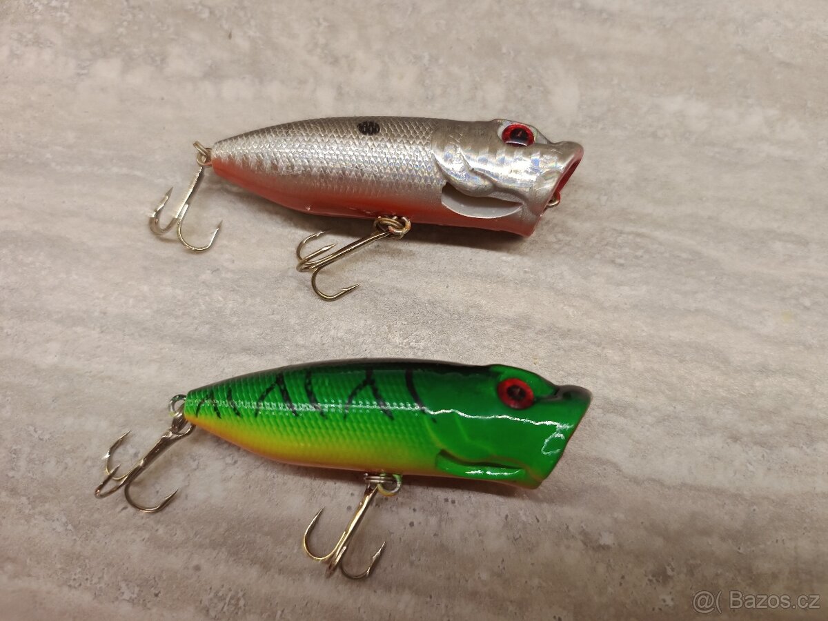 Baitcast naviják + woblery - 4